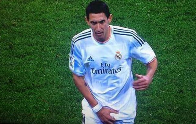 Real Madrid decidió no sancionar a Angel Di María por su polémico gesto