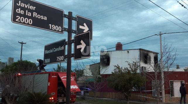 El incendio ocurrió en una vivienda de barrio Guadalupe Oeste.&nbsp;