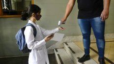 El regreso a las clases presenciales recibió la bendición del secretarío de Salud municipal Leonardo Caruana. El regreso a las clases presenciales recibió la bendición del secretarío de Salud municipal Leonardo Caruana.