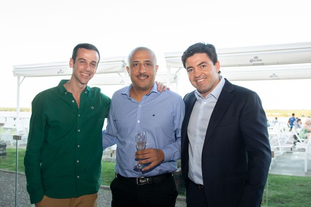 Juan Cruz Rondina, Carlo Scardilli y Martín Eguiazu.