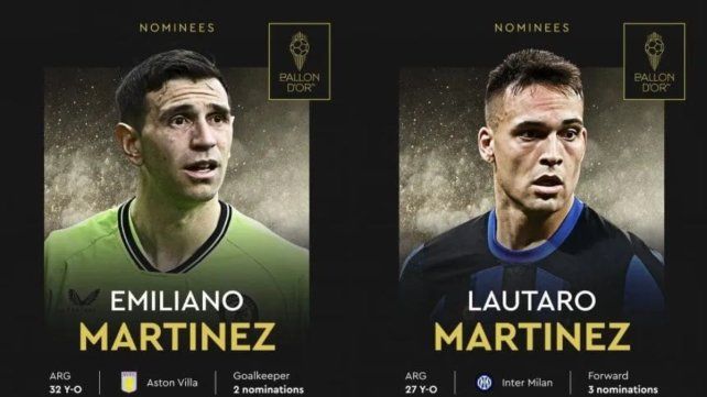 Dibu Martínez y Lautaro