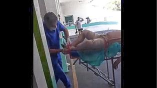 Así llegaba al hospital uno de los 50 internados por consumir cocaína envenenada VIDEO