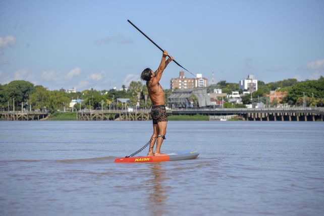 Es un amante del río Paraná. 