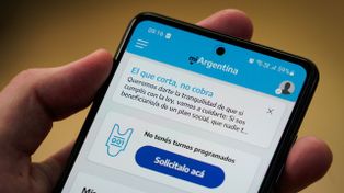 El que corta, no cobra, la leyenda que puede leerse en la portada de la app Mi Argentina.