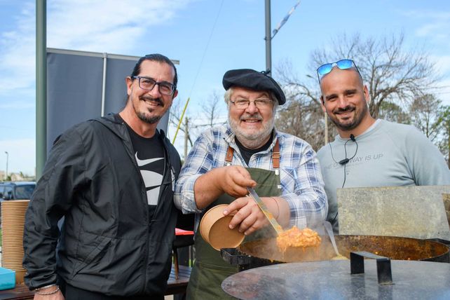 Rodrigo Sosa, Willy Chiaraluce y Ernesto Sánchez