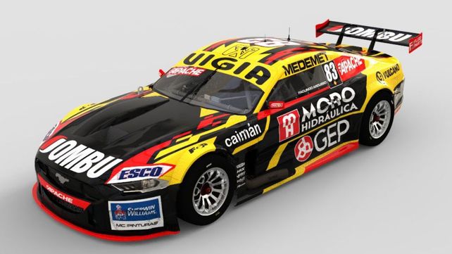 El Ford Mustang de Facundo Ardusso que estrenará el de Las Parejas en Neuquén