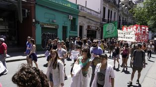 Los trabajadores de Conicet vienen protagonizando reclamos por el financiamiento del organismo.