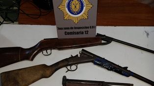 Secuestraron armas de fuego