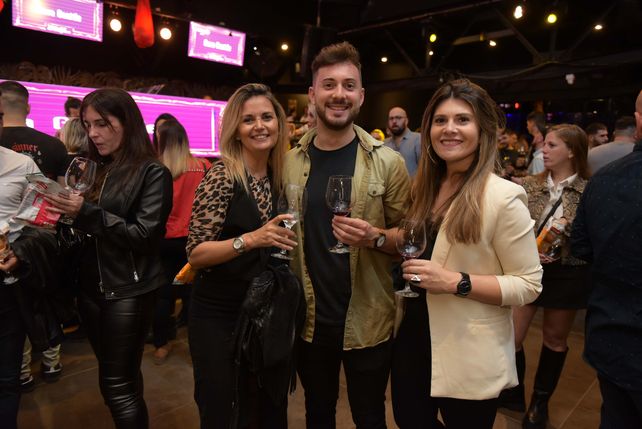 Valeria Serenelli, Bruno Ercoli y Estefania Guglielmetti