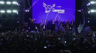 Acto de Milei en La Plata: Es momento de sacar al kirchnerismo a patadas