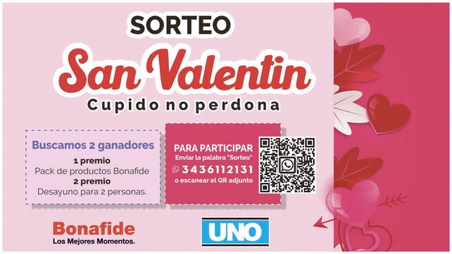 San Valentín llega con un sorteo dulce de Bonafide