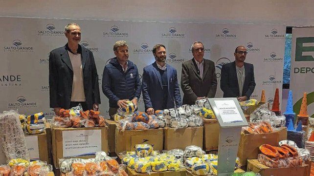 Entre Ríos recibió 140 kits deportivos para distribuir en escuelas de la provincia.