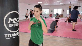 Cinthia González confía en la preparación que realizó y sueña con traerse el cinturón a Paraná.