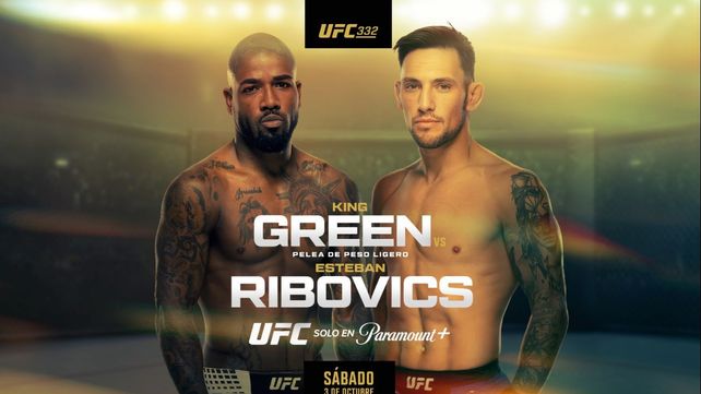 La presentación oficial de la pelea de UFC entre King Green y el Gringo Ribovics.