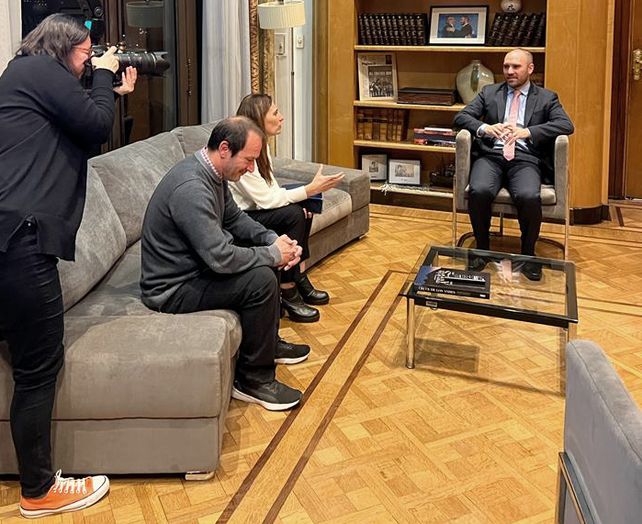El quinto piso. El ministro de Economía, durante la entrevista en el Palacio de Hacienda.
