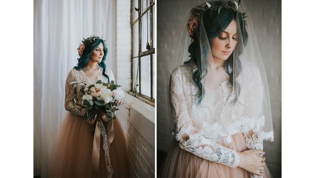 Pasó años usando una silla de ruedas y sorprendió a todos en su boda caminando hacia el altar