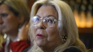 La líder de la Coalición Cívica (CC), Elisa Carrió.