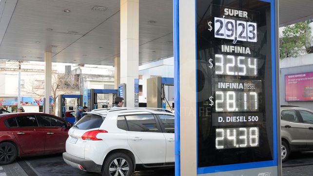 Nuevos precios de combustibles de YPF en la ciudad