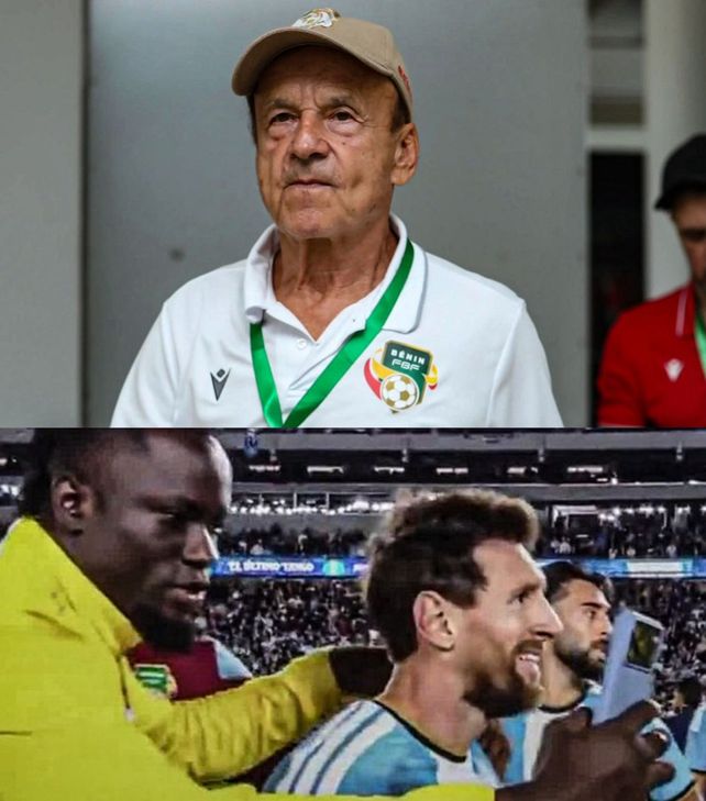 La queja del DT de Benín: Los argentinos no nos dieron nada, ni una foto con Messi
