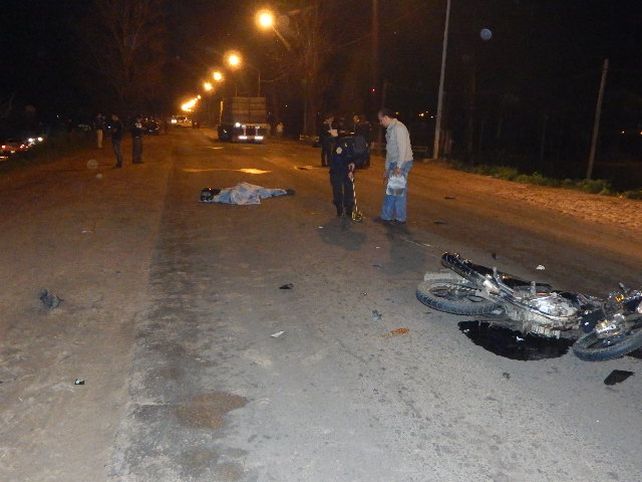 El accidente ocurrió en la ruta provincial 4. Foto PER.&nbsp;