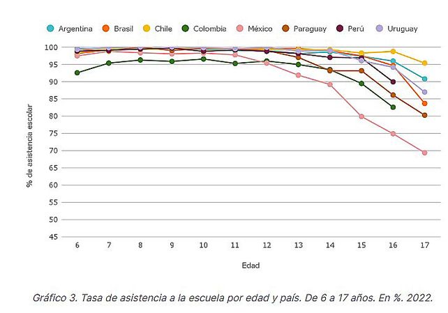 Educación: 22 de cada 100 chicos de 15 años terminan la escuela en tiempo y forma