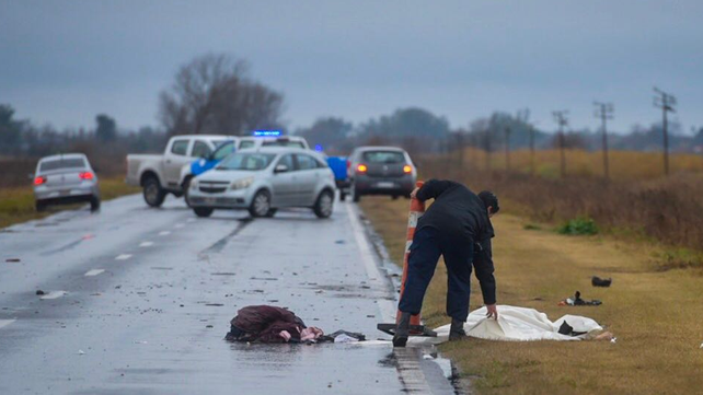 El impacto fue frontal y provocó la muerte inmediata del motociclista.