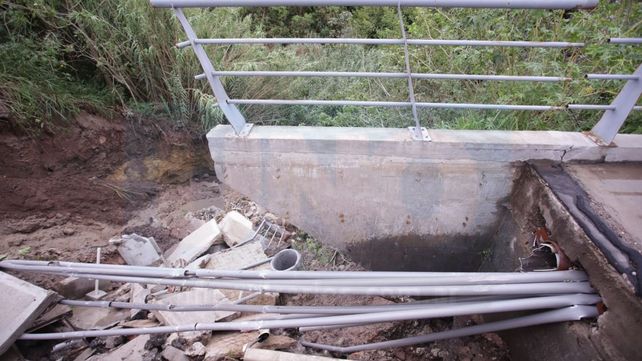Paraná: el puente de calle Moreno está en riesgo