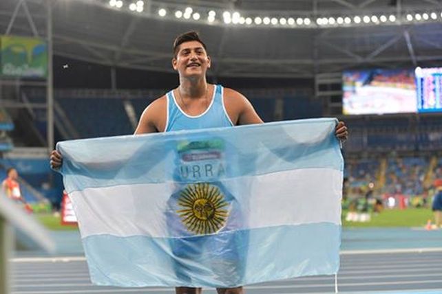 Hernán Urra obtuvo la medalla de plata en lanzamiento de bala