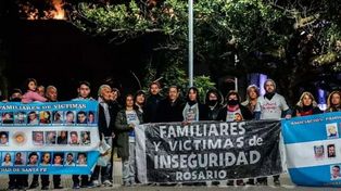 El colectivo de Familiares y Víctimas de Inseguridad Rosario.