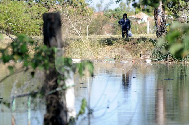 El río en la zona de la Vuelta del Paraguayo.
