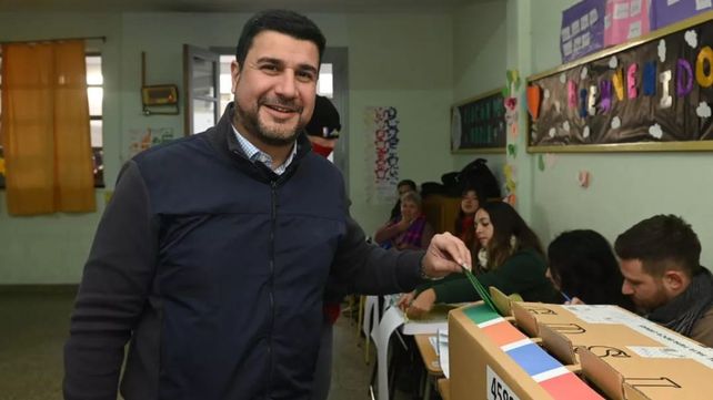 El precandidato a gobernador