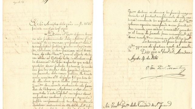 En una carta de 1816, San Martín mencionaba a las islas Malvinas como territorio argentino