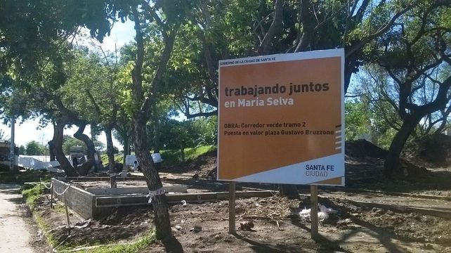 Se trabaja en la puesta en valor de la Plazoleta Gustavo Bruzzone