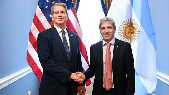 Scott Bessent y el ministro de Economía, Luis Caputo, se reunieron para avanzar en los detalles de la línea de swap.