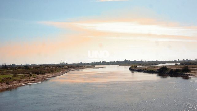 Imagen del río Salado en Santa Fe.
