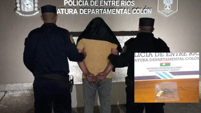 Un hombre fue detenido en Colón tras amenazar a su hermano con un revólver.