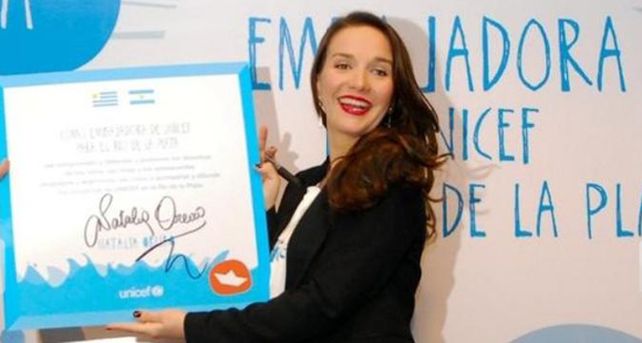 Natalia Oreiro fue designada como Embajadora de Unicef
