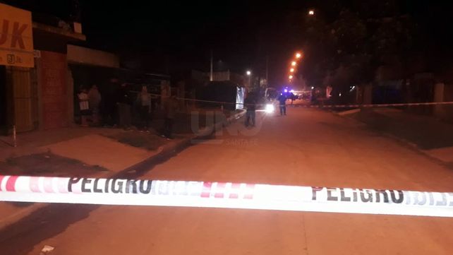 El lugar donde asesinaron al hombre de 34 años en barrio Juventud del Norte