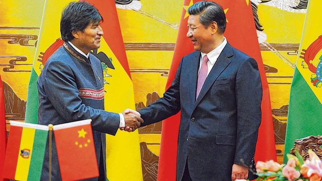Aliados.&nbsp; Morales con Xi Xinping en Beijing en 2019. Se desconoce la opini&oacute;n china sobre sus aseveraciones.