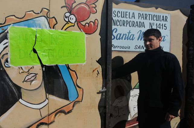 Por los tiros y la violencia en el barrio, una escuela de San Agustín está cerrada