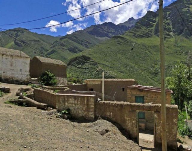 El lugar. La casa donde ocurrió la desgracia en Caspalá