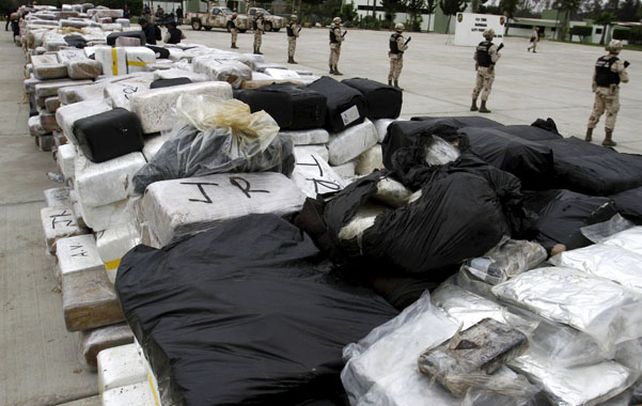 Secuestro. 15 de junio pasado: 40 toneladas de marihuana fueron halladas en un depósito de Tijuana