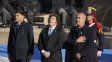 El jefe del Estado argentino encabezó al ceremonia junto a Pullaro y Javkin. El jefe del Estado argentino encabezó al ceremonia junto a Pullaro y Javkin.