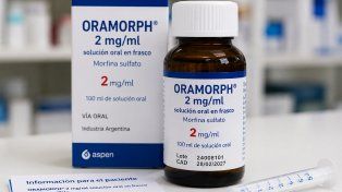 Anmat prohibió un lote de ORAMORPH 2 mg/ml solución oral: La medida se tomó tras la detección de una unidad falsificada en Esperanza, Santa Fe, que no generó el efecto terapéutico esperado.