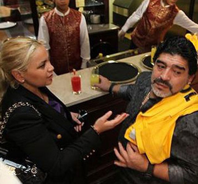 Verónica estuvo en Dubai cuatro días y volvieron juntos a Buenos Aires el pasado fin de semana.