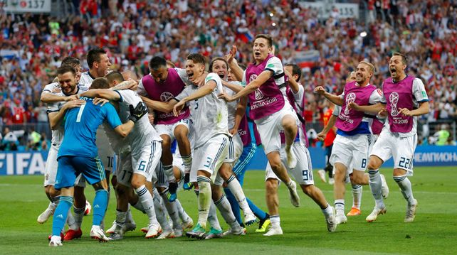 Rusia dio la nota y eliminó a España en los penales