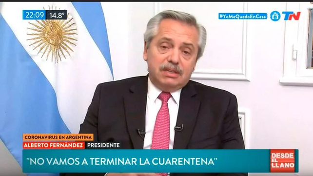 Alberto Fernández: La cuarentena va a seguir, pero podemos flexibilizarla