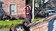 conmoción. El brutal siniestro que terminó con la vida de Fiorella, de 8 años, llenó de dolor el barrio de zona sur en el que reside la familia de la nena.
