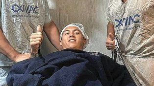 Mateo Del Blanco fue operado con éxito en Unión