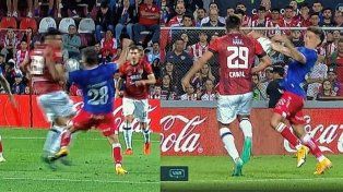 La mano que Herrera y el VAR omitieron e hizo explotar la bronca en Unión